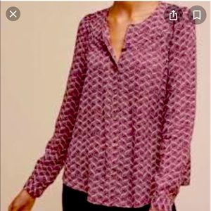 Maeve Long Sleeve Button down top